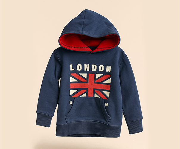 Sweatshirt med print - London